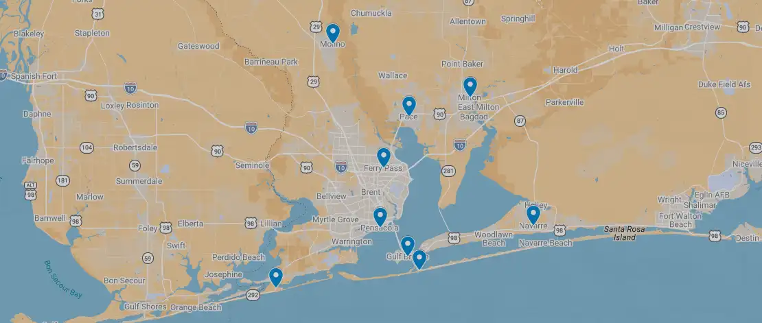 Areas We Service